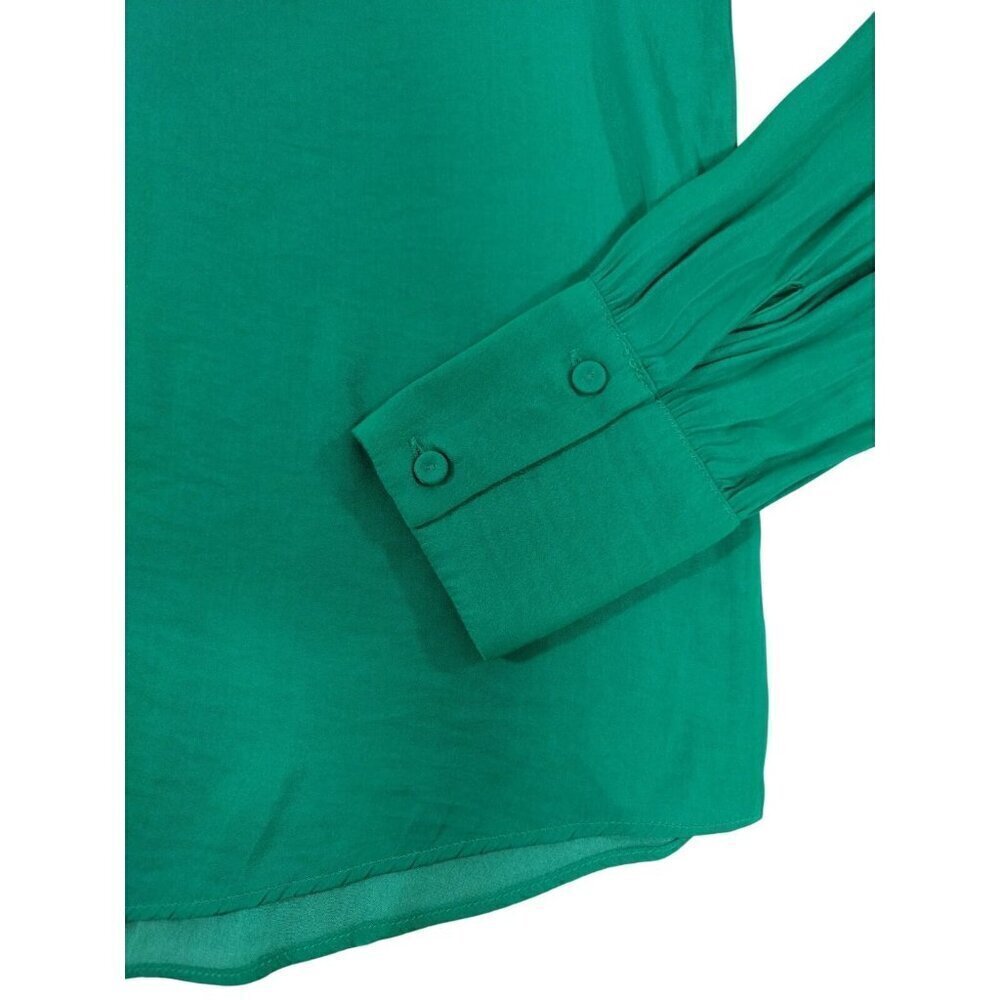 Maison DAmélie Paris Green Long Sleeve Button Detail Blouse XS Womens Top. - Picture 7 of 11